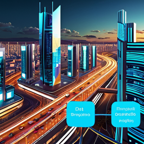 Home 11 **
Prompt: "Futuristic smart city, data streams overlaying urban landscape, AI analyzing traffic patterns, diverse people interacting with personalized public service interfaces, emphasis on ethical data usage, Spanish Data Protection Agency (AEPD) logo subtly visible, vibrant colors, digital art"
**