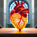 **Prompt 1: The Human Heart of Policy**
    A vibrant, glowing heart at the center, intricately woven with translucent threads or light beams extending outwards to connect with diverse individuals and families – an elderly person, a child playing, a working professional, a student – each representing different facets of society. Their faces show emotions of hope, understanding, and relief. Subtle, blurred elements of legislative buildings or official documents can be seen in the background, suggesting the origin of the policies, but the focus is on the warm, empathetic connection and direct human impact. The overall atmosphere is one of compassion, connection, and the humanization of public discourse.